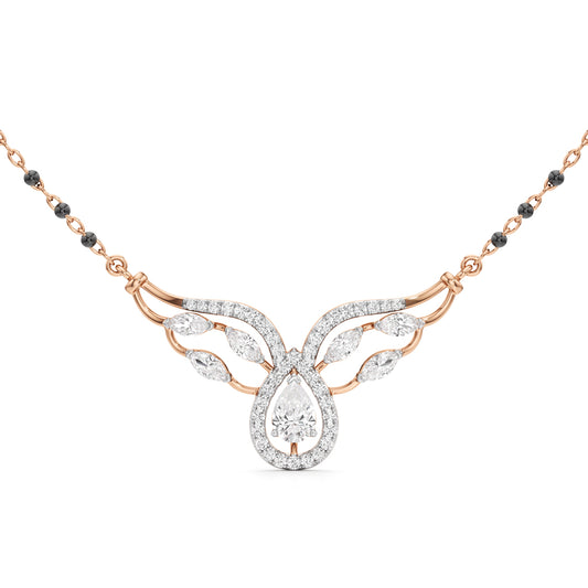 Celestia Winged Grace Diamond Mangalsutra