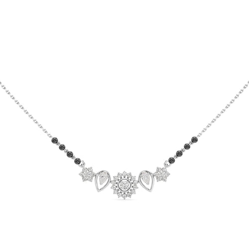 Kavya Petal Cluster Diamond Mangalsutra