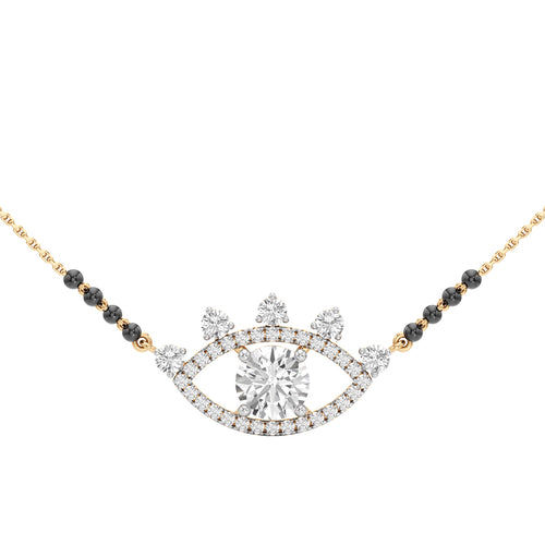Aarohi Evil Eye Diamond Mangalsutra