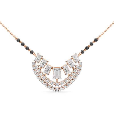 Kritika Radiant Halo Diamond Mangalsutra