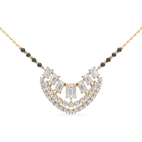 Kritika Radiant Halo Diamond Mangalsutra