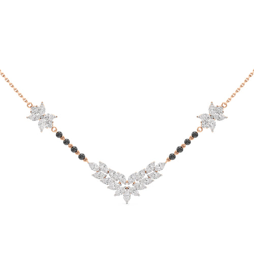 Aarohi Marquise Elegance Diamond Mangalsutra