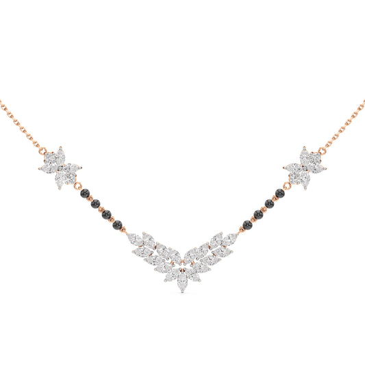 Aarohi Marquise Elegance Diamond Mangalsutra