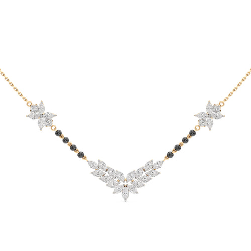 Aarohi Marquise Elegance Diamond Mangalsutra