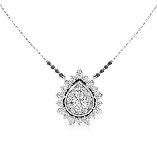 Surya Teardrop Radiance Diamond Mangalsutra