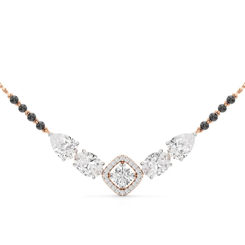 Regal Bloom Diamond Mangalsutra