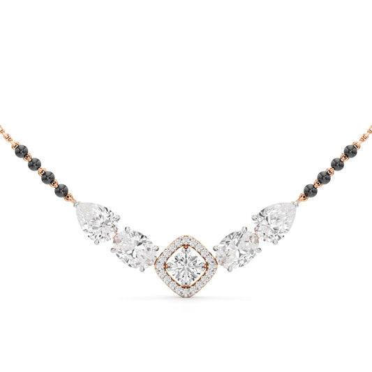 Regal Bloom Diamond Mangalsutra