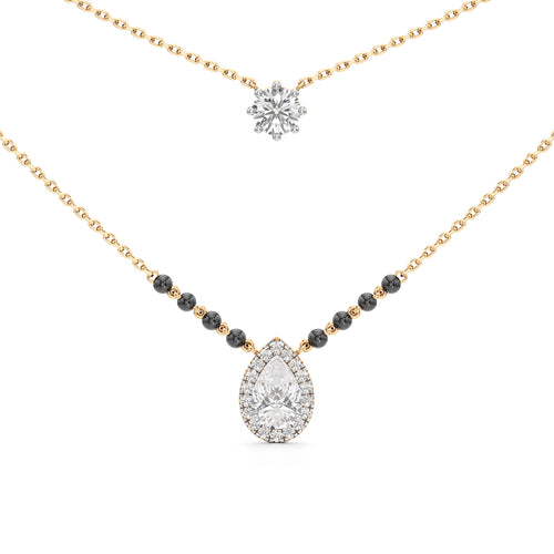 Velura Dual-Layer Diamond Mangalsutra