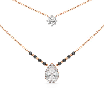 Velura Dual-Layer Diamond Mangalsutra