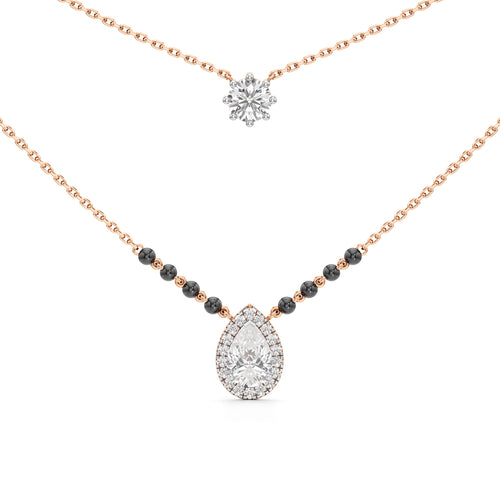 Velura Dual-Layer Diamond Mangalsutra
