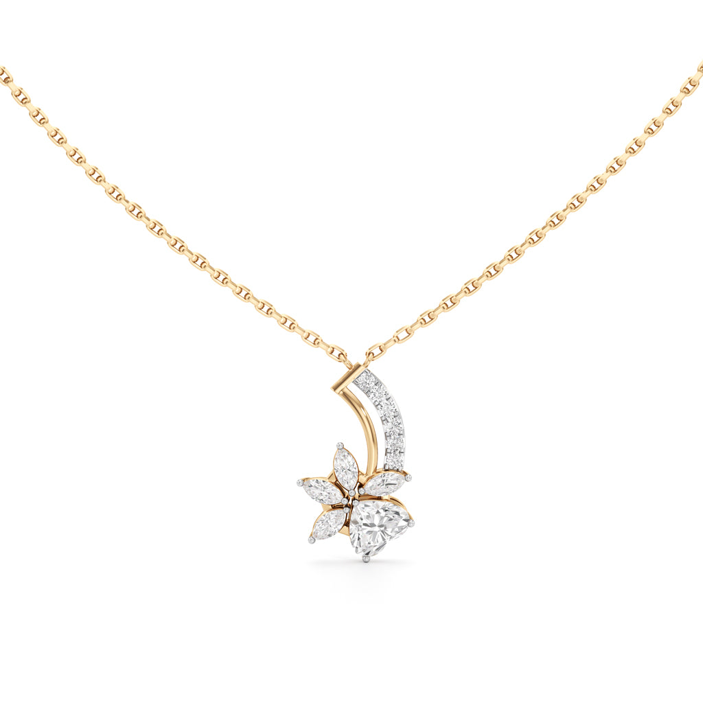 Classic Oval Halo Studs in 925 silver 18k Gold Plated Pendant 