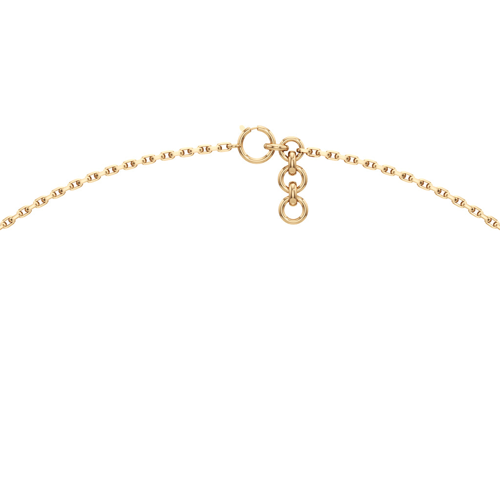 Geometric Designer 925 Silver 18K Gold Plated Pendant Necklace