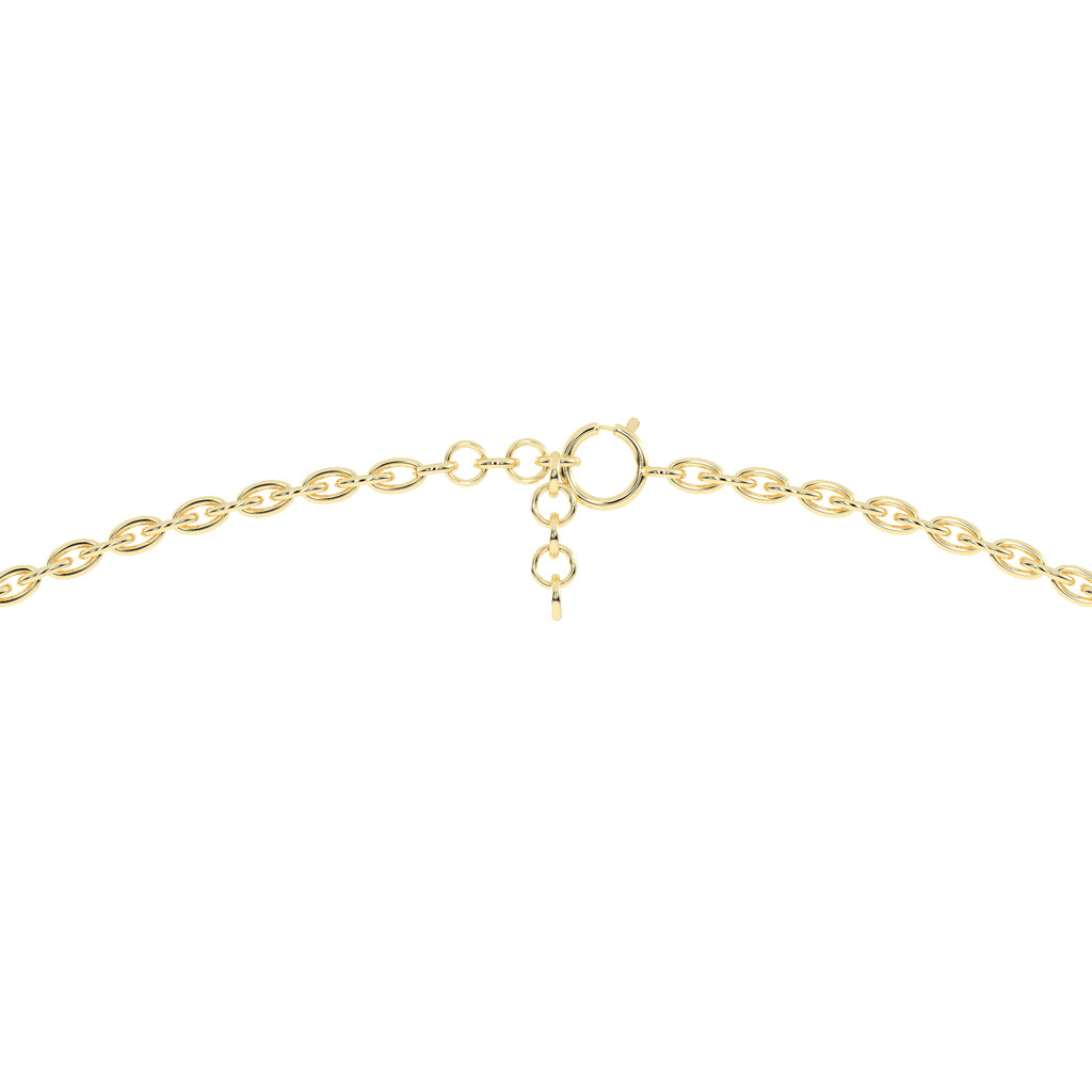 Classic PrincessCut 925 Silver 18k Gold Plated Solitaire Pendant Necklace