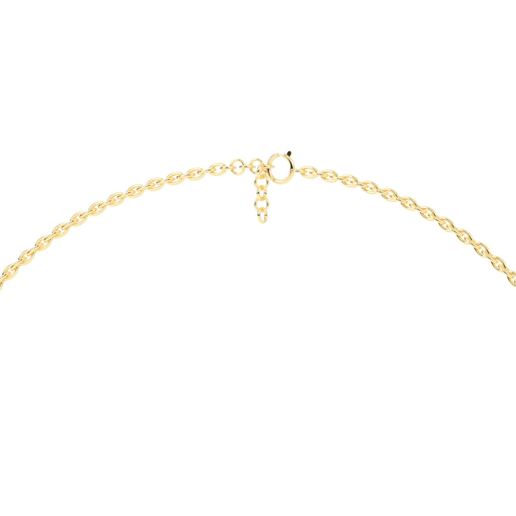 Classic 925 Silver  18k Gold Vermeil Halo Solitaire Mangalsutra Necklace with Black Beads